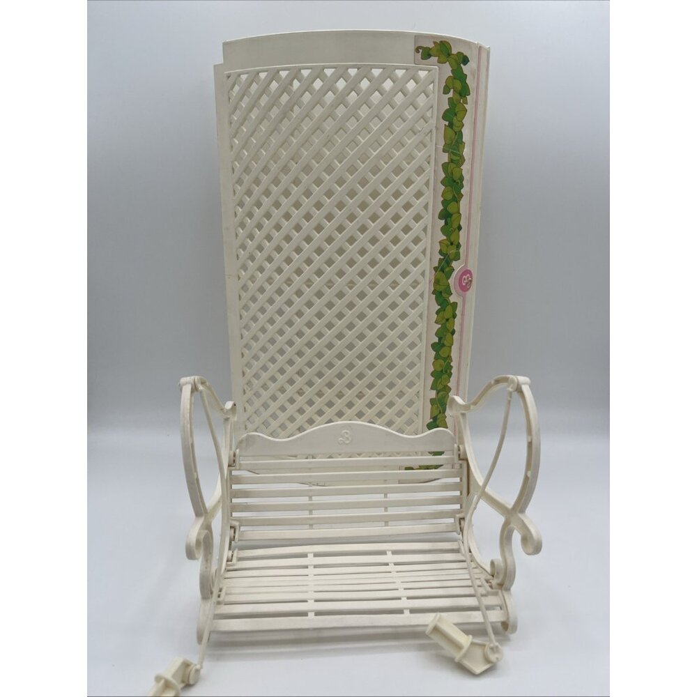 Vintage Mattel 1984 Barbie Glamour Home White Swing & Canopy Replacement Parts‎